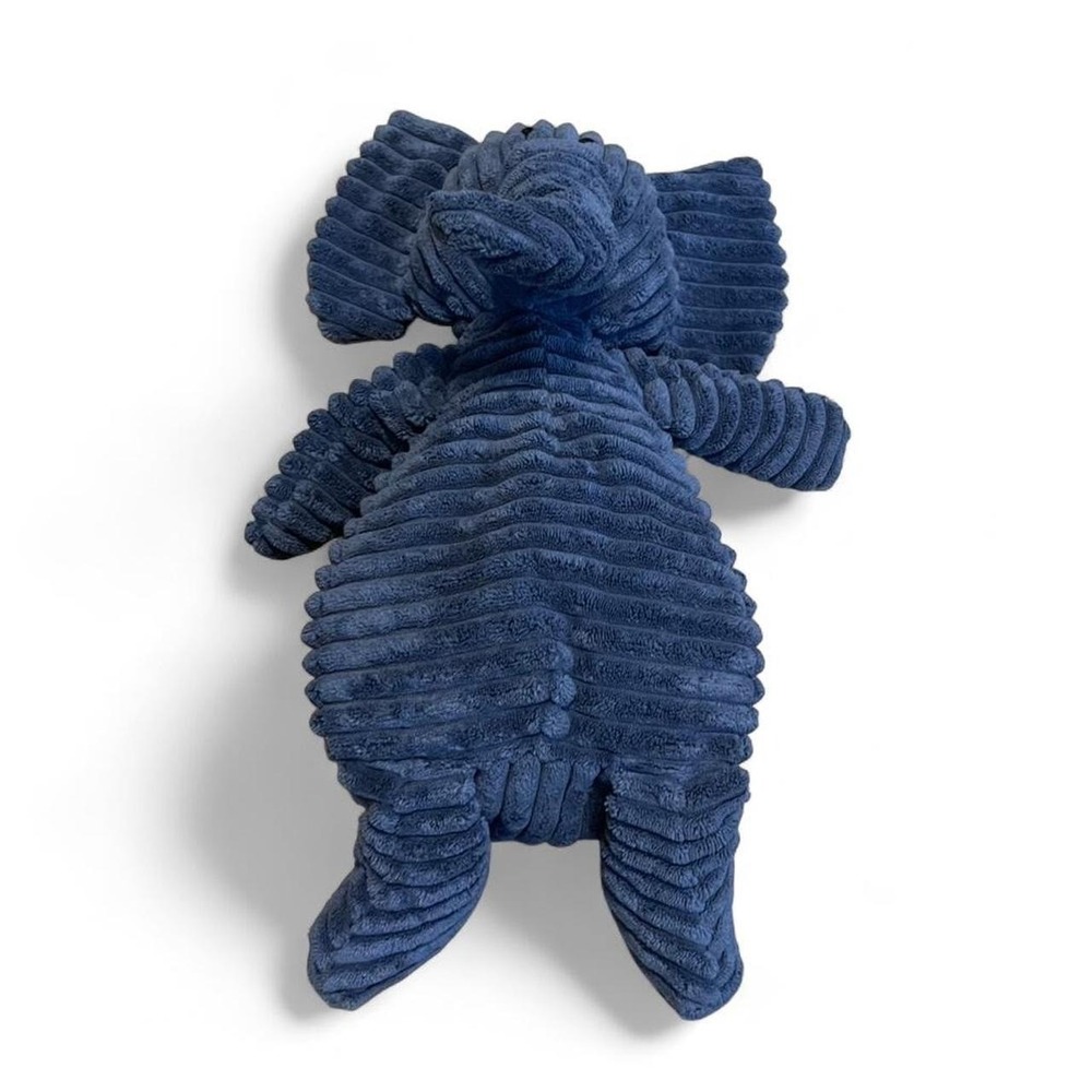 Jellycat Cordy Roy Elephant Plush Navy Blue Corduroy
